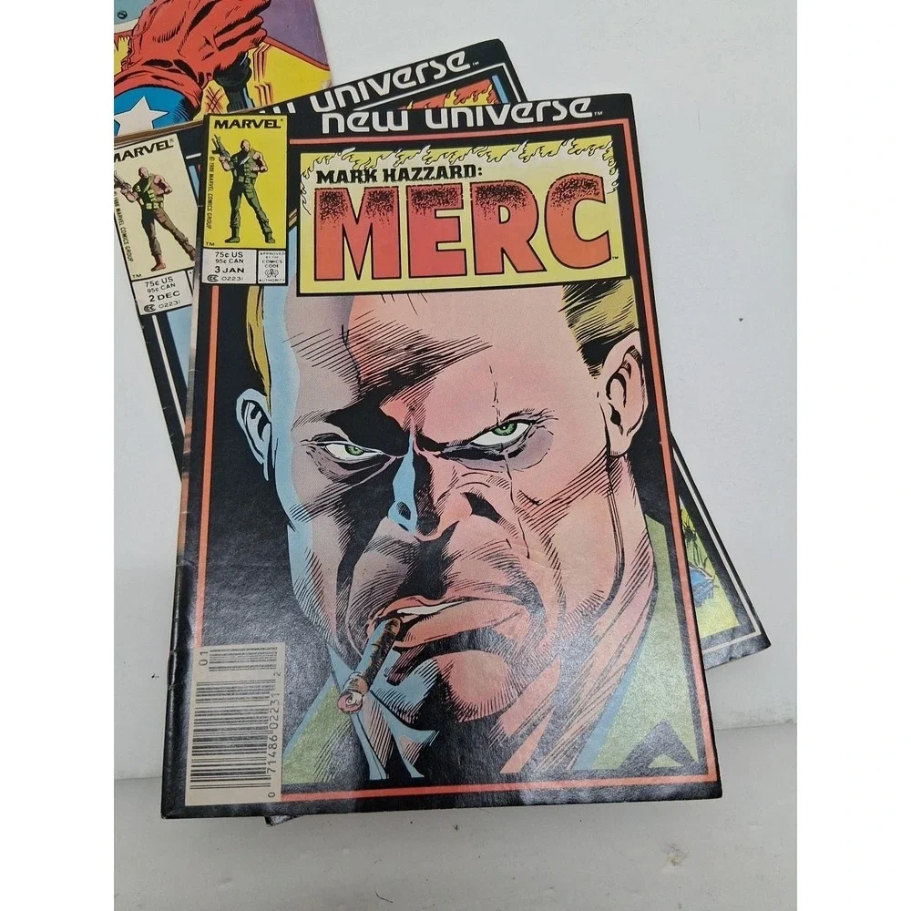 Lot Of 10 Marvel Comic Books Codename SPITFIRE, John Hazzard: MERC, Team America